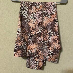 Vintage Floral Pattern Workout Pants